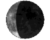 Mond, Phase: 32%, abnehmend