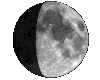 Mond, Phase: 63%, zunehmend